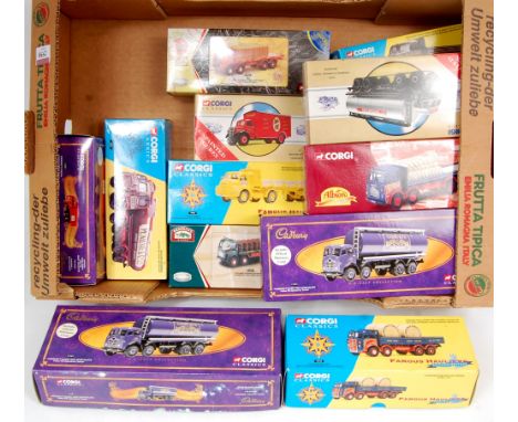 Corgi Classics 1/50th scale commercial vehicle diecast group, 15 boxed examples, various series to include Cadbury, Albion, F