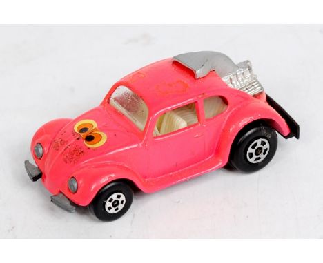 Matchbox Superfast Pre Production Prototype, No.31 Volks Dragon Beetle, made from resin, polymer and diecast, pink body with 