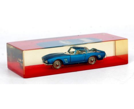 Matchbox Pre Production Prototype model of No.14 Iso Grifo, un-usual model set in a plastic polymer, the model finished in da