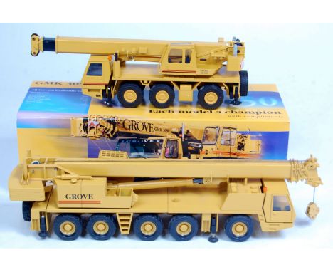 Auto Russia and Conrad 1/50th scale diecast Grove Crane Group, to include Conrad No.2092 Grove GMK 3050 3-Axle Off Road Crane