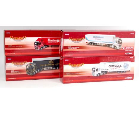 Corgi Hauliers of Renown 1/50th scale diecast group, 4 boxed as issued examples to include CC13910 "William Armstrong" Foden 