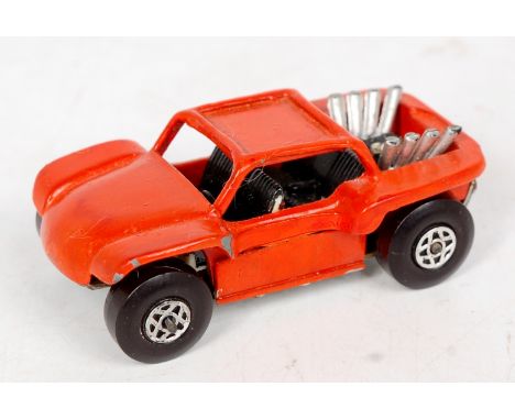 Matchbox Superfast Pre Production Prototype No.13 Baja Buggy, resin and diecast example, red body with black interior, in-com