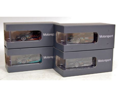 Mercedes Benz Motorsport Collection by Spark Models 1/43rd scale resin DTM Racing Car Group, 4 boxed as issued examples to in