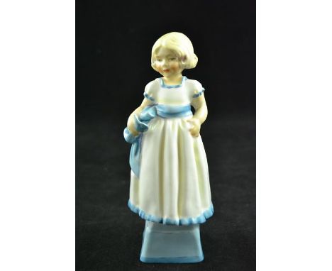 A Royal Worcester figure - Monday's child is fair of face, 3257 - H16cmCONDITION REPORTgood condition