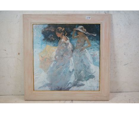 Jose Royo (Spanish b. 1941), The Espana Series Serigraph titled to verso ' Luz Blanca ' 56cm x 56cm, framed 