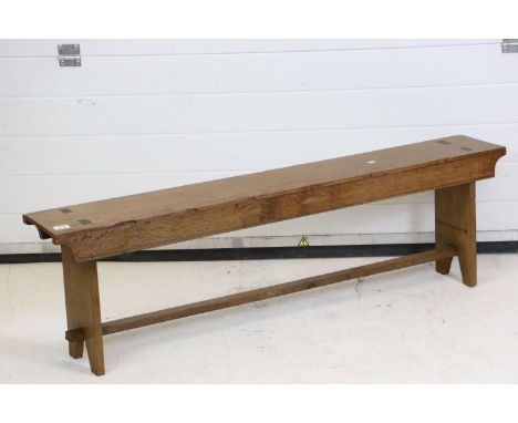 Oak kitchen bench, approx. 56 inches long
