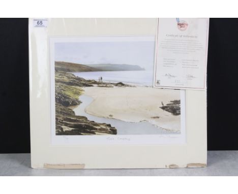 Alan Ingham (1932 - 2002) Signed Limited Edition Print titled ' Two's Company ' no.253/395, gallery blindstamp, with coa, ima