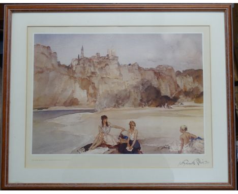 W.RUSSELL FLINT PRINT THE FIRST ARRIVALS 16'x11' 