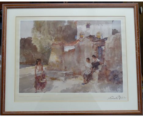 W.RUSSELL FLINT PRINT THE PASSER BY 16'X11' 