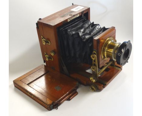 J LANCASTER BIRMINGHAM PLATE CAMERA 