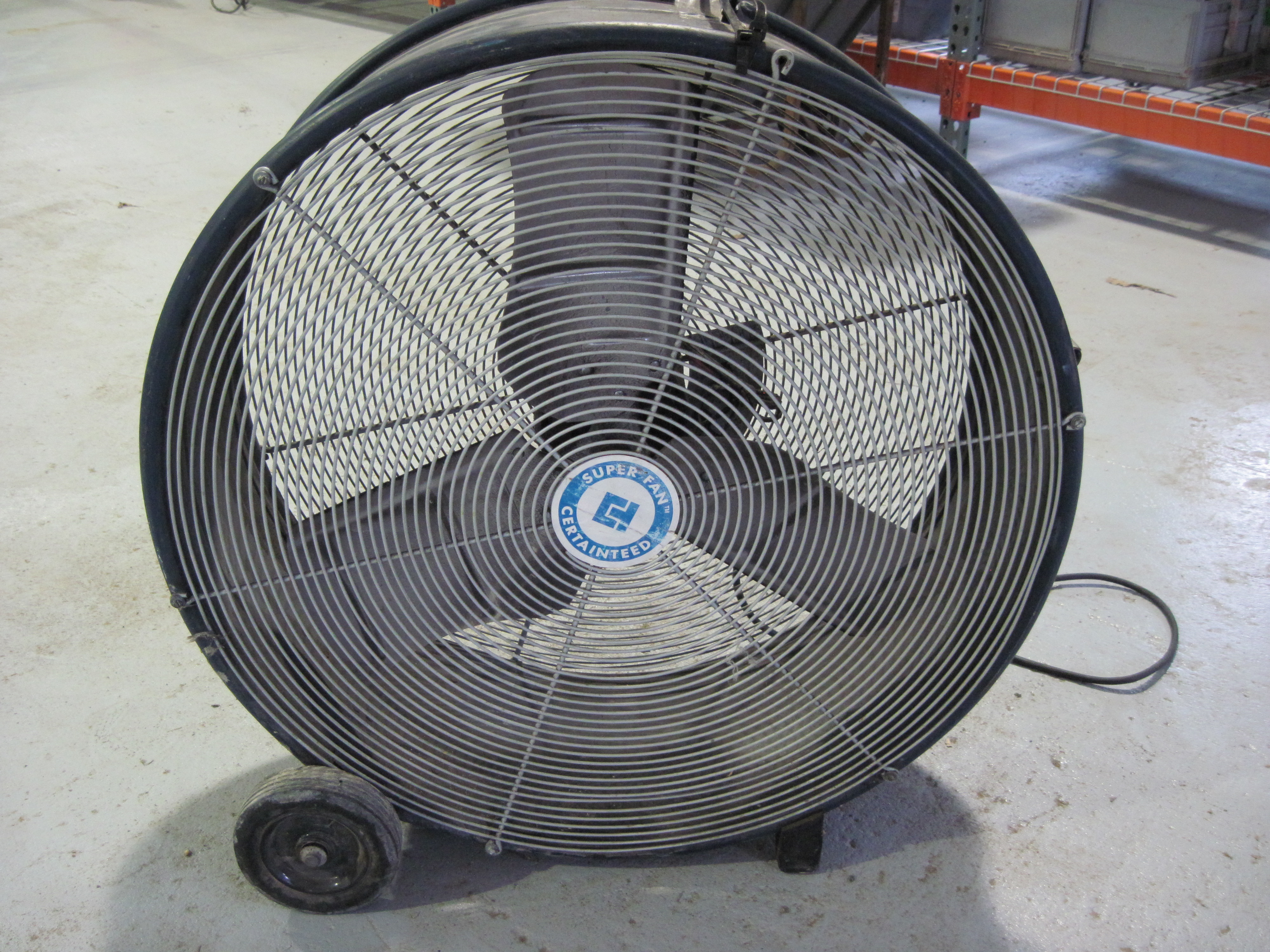 Super Fan Certainteed air circulating fan, electric, Hi/Lo speed, 28