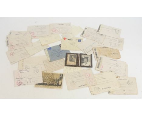 A large collection of WWII Prisoner of War letters by Second Lieutenant Percy O'Reilly, First Battalion, The Welsh Regiment, 