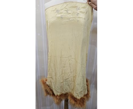 Vintage lingerie to include lace camisole, bras, a 1950's black and white swimsuit, roll-on corsets, bedjackets, satin and la