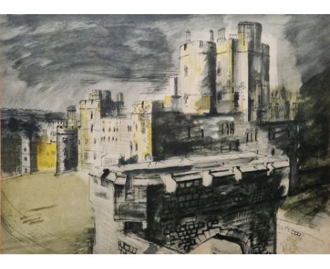 John Piper&nbsp;
Print&nbsp;
Windsor Castle, framed and glazed, 26cm x 34cm&nbsp;