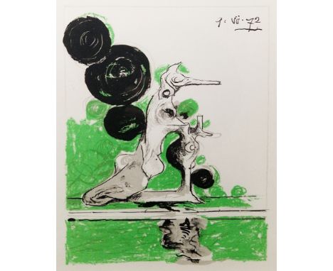 Graham Sutherland (1903-1980) Colour lithograph, Hybrid, 1972, from the edition of 800 issued for Fernand Mourlett's portfoli
