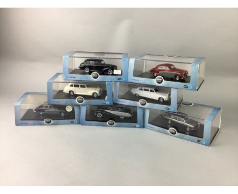 LOT OF MODEL VEHICLES, comprising Oxford Automobile Co. examples, including various vehicles, boxed, circa 35