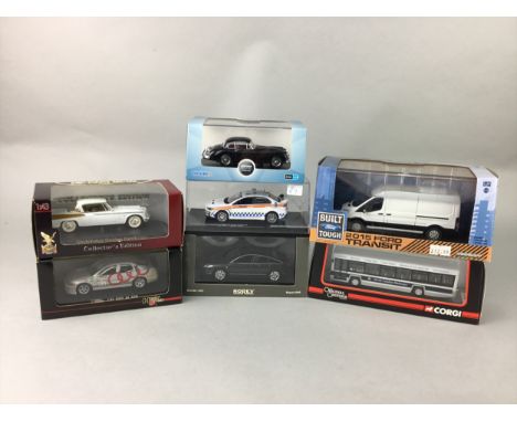 LOT OF MODEL VEHICLES, comprising High Speed, Green Light, Corgi, Oxford Automobile Company and other examples, including pol