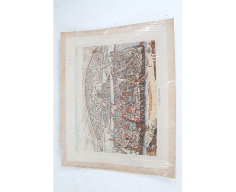 After Rossingol, coloured lithograph entitled 'VVE DE PARIS', unframed, 40cm wide x 32cm high