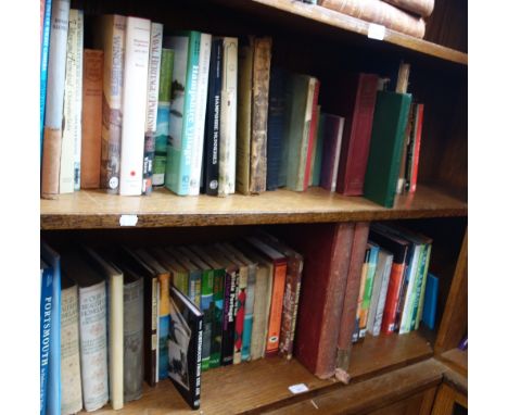 A COLLECTION OF BOOKS OF ENGLISH TOPOGRAPHICAL INTEREST, including R C H M 'Salisbury', vol 1 (2 shelves)