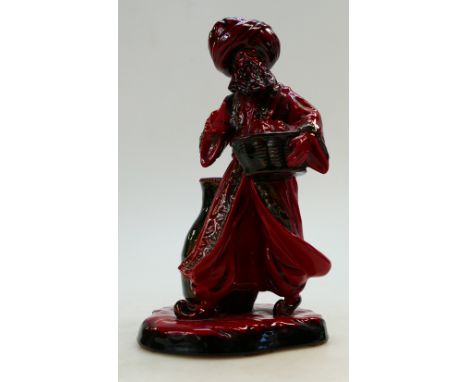 Royal Doulton flambe figure The Lamp Seller HN3278 (seconds)