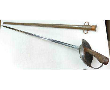 British 1908 pattern cavalry sword and scabbard