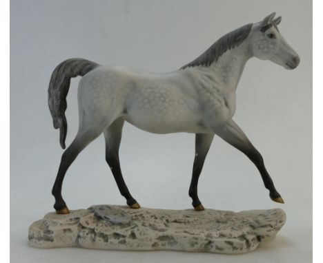 Beswick Connoisseur Horse Moonlight 2671 on ceramic plinth