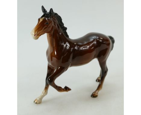 Beswick horse 855, early first version (unmarked and slither chip to one ear)