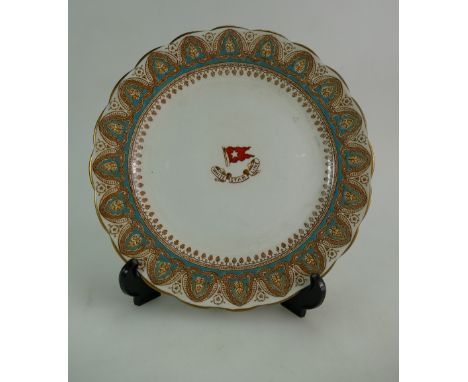 White Star Line plate produced by Stonier, Liverpool - 22.5cm across. Some light crazing / very light staining.