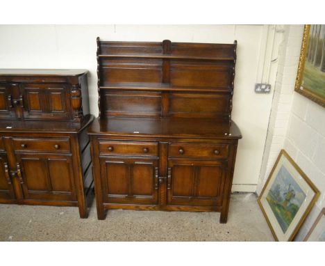 Dark Ercol dresser, 122cm wide