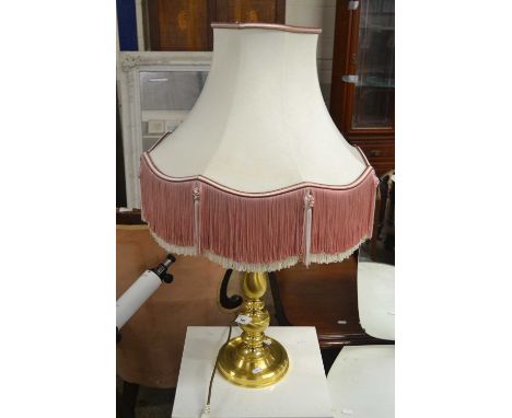 Brass table lamp