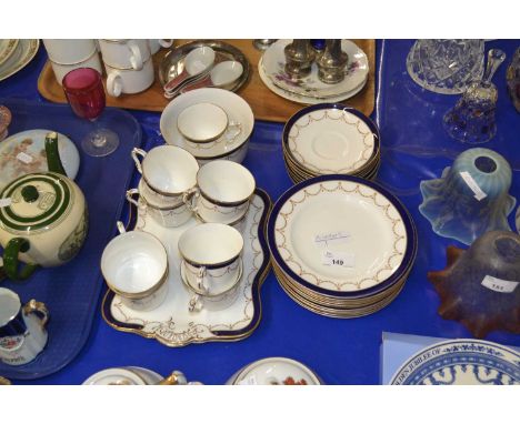 Bisto gilt finished tea service