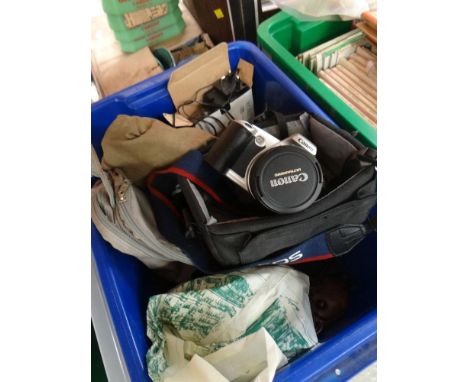 VINTAGE CAMERAS &amp; EQUIPMENT including a Canon E0S 500, lenses ETC