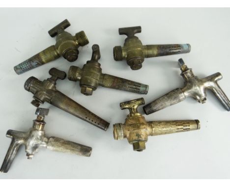COLLECTION OF SEVEN VINTAGE PUB BEER TAPS Provenance: S A Brain &amp; Co Ltd (relocation of brewery)