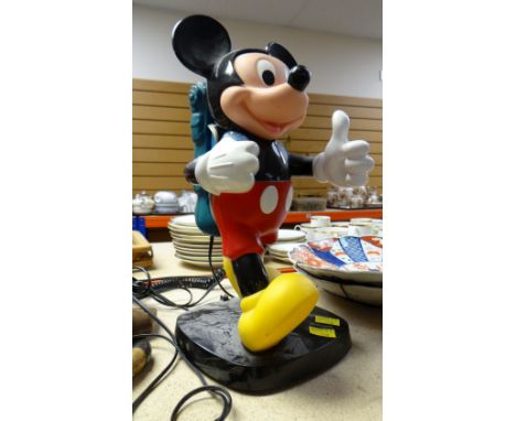 VINTAGE MICKEY MOUSE TWO-PIECE TELEPHONE