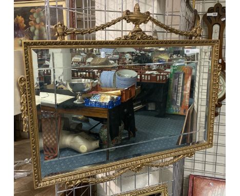 GILT FRAMED BEVELLED MIRROR 