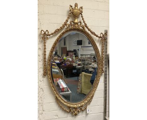 GILT ROCOCCO STYLE MIRROR 101CMS (H) X 60CMS (W) APPROX