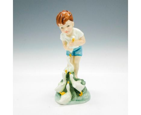 Adorable glazed figural with baby ducks. Royal Worcester backstamp. 3433. D. Ball Signed. Artist: F.G. DoughtyIssued: c. 1980