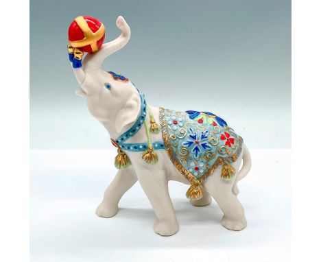 Elephant Alexander, Heâ€™s the Greatest. One of the three Cybis circus elephants debuted in 1975. Hand painted with stunning 