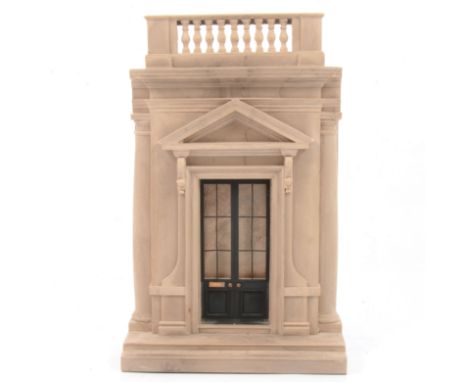 Timothy Richards, 'Langley Park, Slough' a modern architectural model/ bookend, gypsum and metal, paper label to reverse, imp