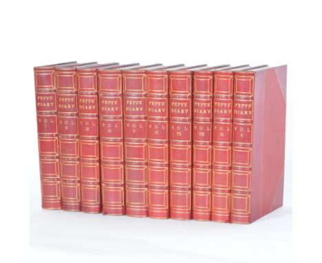 Edited by Henry Wheatley, The Diary of Samuel Pepys, George Bell , 1904, eight volumes, together with volume 9 index and volu