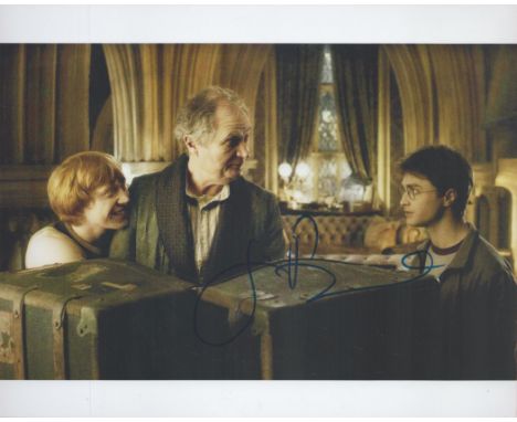 Jim Broadbent signed Harry Potter 10x8 colour photo. Jim Broadbent (born 24 May 1949) is an English actor. He won an Academy 