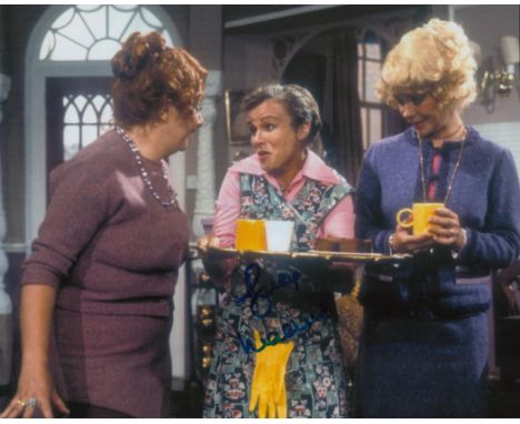 Julie Walters signed 10x8 colour photo. Dame Julia Mary Walters DBE (born 22 February 1950), known professionally as Julie Wa