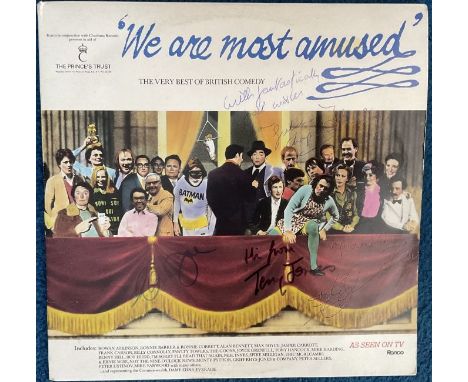 Monty Python, a signed We are Most Amused: The Best of British Comedy (1981) double LP, in aid of The Prince's Trust charity.