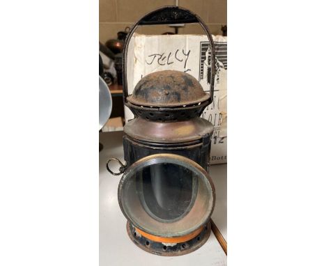 Railway interest - a BR(W) hand held lamp, 31cms high **Lots must be paid for and collected within seven working days of the 