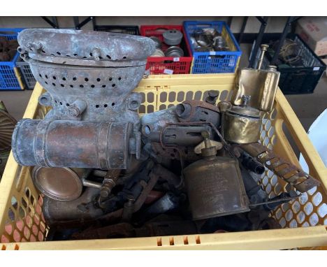 Assorted blow torches, a large car lamp and other items **Lots must be paid for and collected within seven working days of th
