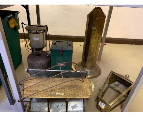 An early gas fire; large lamp and other items **Lots must be paid for and collected within seven working days of the sale; if