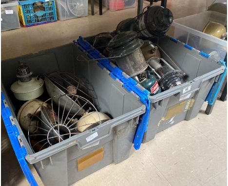 A Coleman inspection lamp, various other lamps and heaters **Lots must be paid for and collected within seven working days of