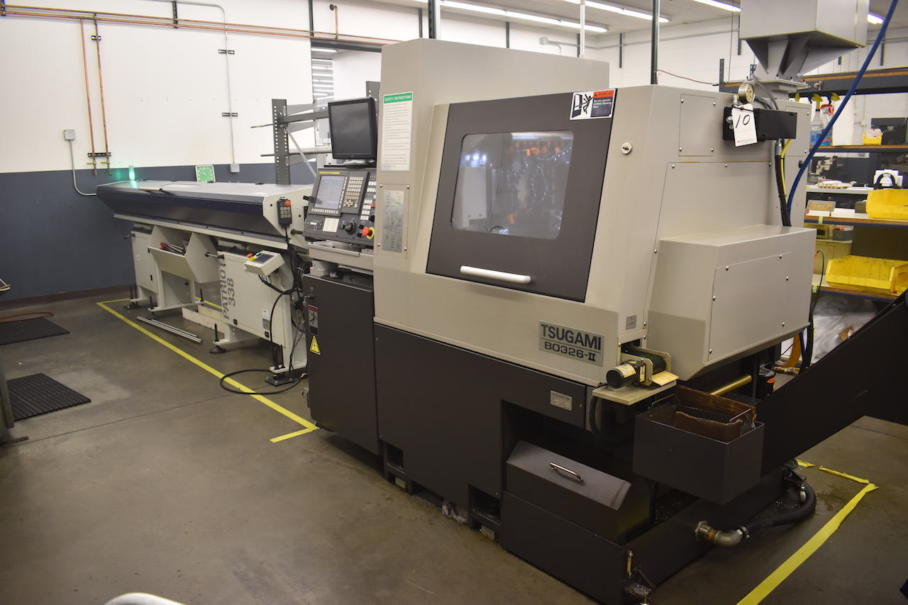 2016 TSUGAMI MODEL B0326-II CNC SWISS LATHE: S/N 23163B, FANUC SERIES ...