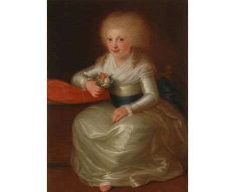 ATTRIBUTED TO ANTON HICKEL (AUSTRIAN 1745-1797)Portrait of Maria Smith, 1793oil on canvas96.5 x 71.8 cm (38 x 28 1/4 in.)lege