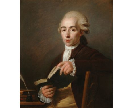 JEAN VOILLE (FRENCH 1744-1806)Portrait of Cesaire Gabriel Gerac, 1775/1780oil on canvas62 x 54.5 cm (24 3/8 x 21 1/2 in.)insc